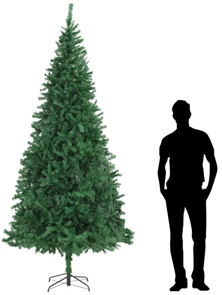 vidaXL Árvore de Natal artificial 300 cm verde