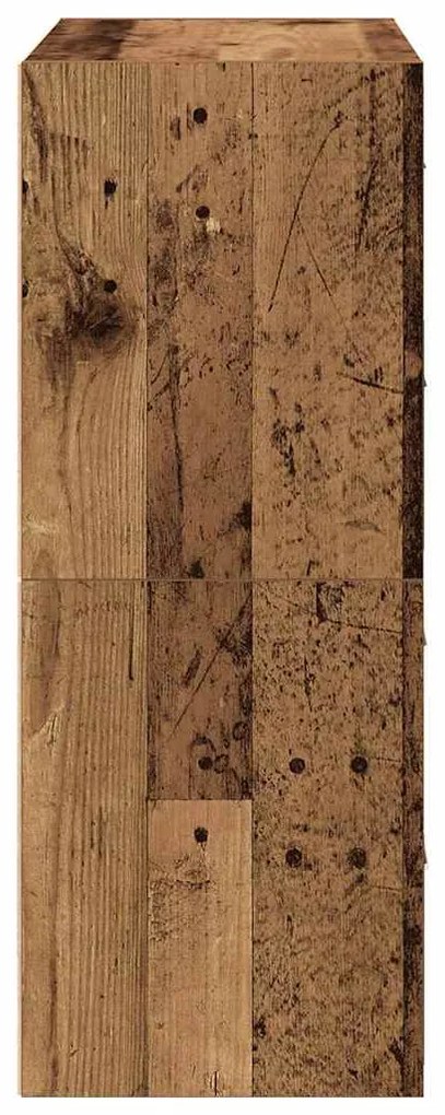 Armários c/ 2 gavetas 2 pcs 60x31x40cm derivados madeira