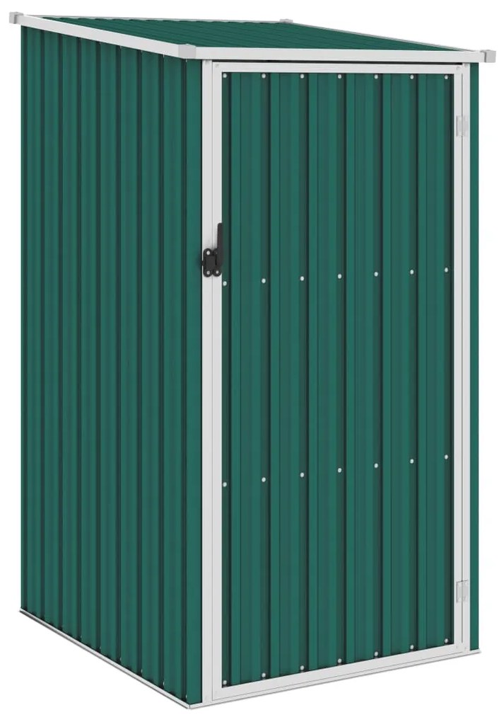 46289 vidaXL Abrigo de jardim 87x98x159 cm aço galvanizado verde
