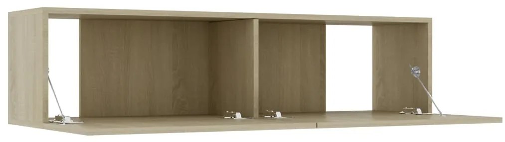Móvel de TV 120x30x30 cm derivados de madeira carvalho sonoma