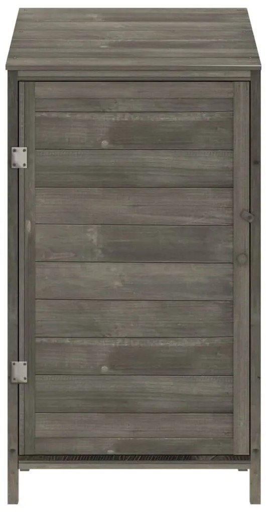 Abrigo de jardim 55x52x112 cm madeira de abeto maciça antracite