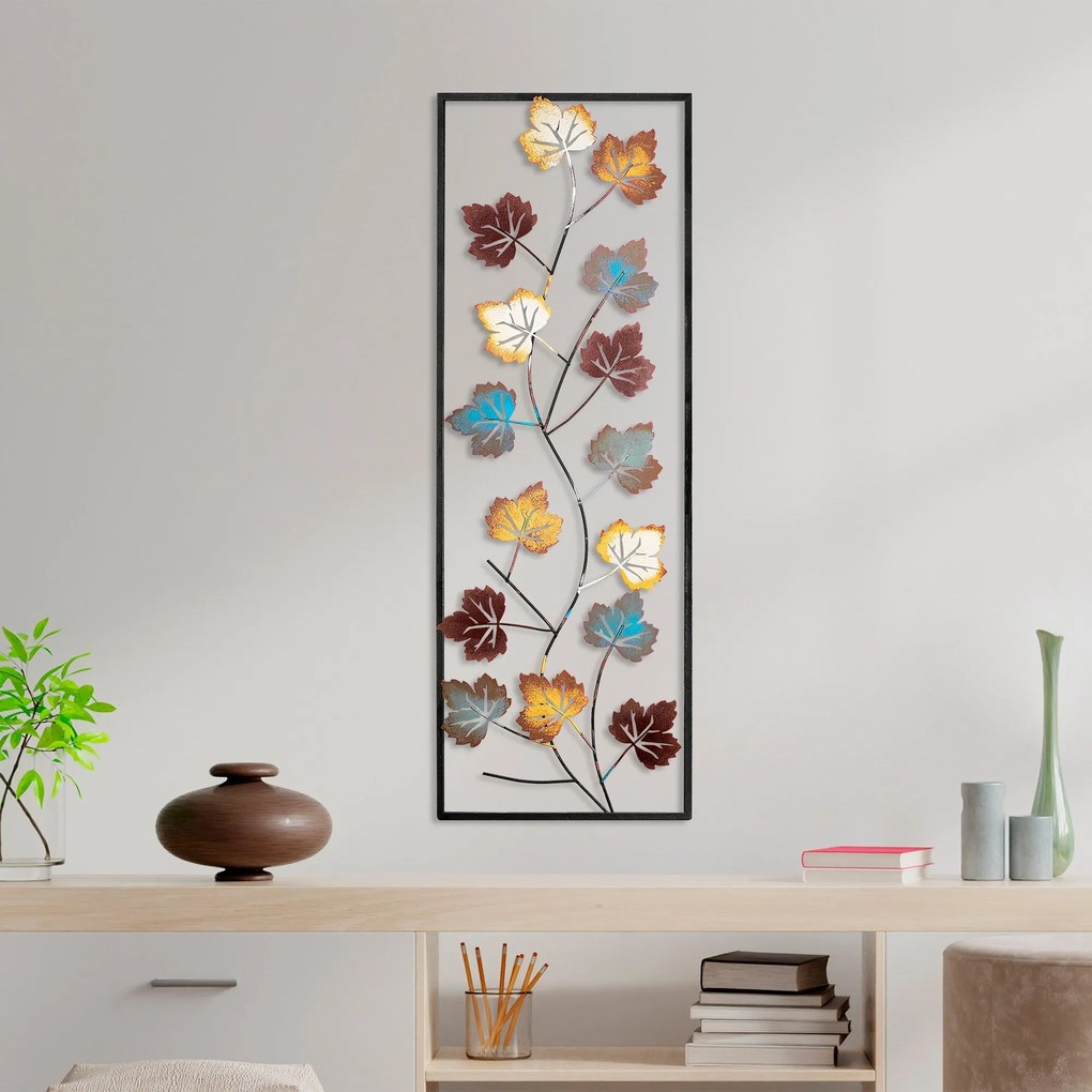 Acessório Decorativo de Parede Platane – Multicolor – 32 x 90 cm