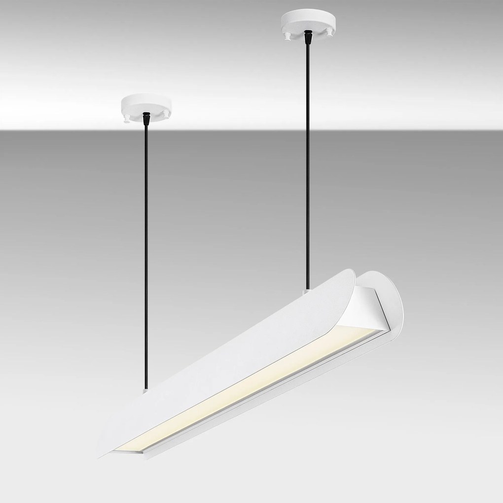 Candeeiro de Teto Ens – Branco – 109 cm de Largura