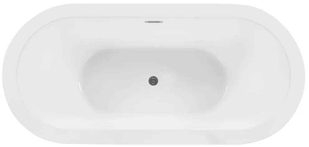 Banheira autónoma em acrílico branco 170 x 80 cm EMPRESA Beliani