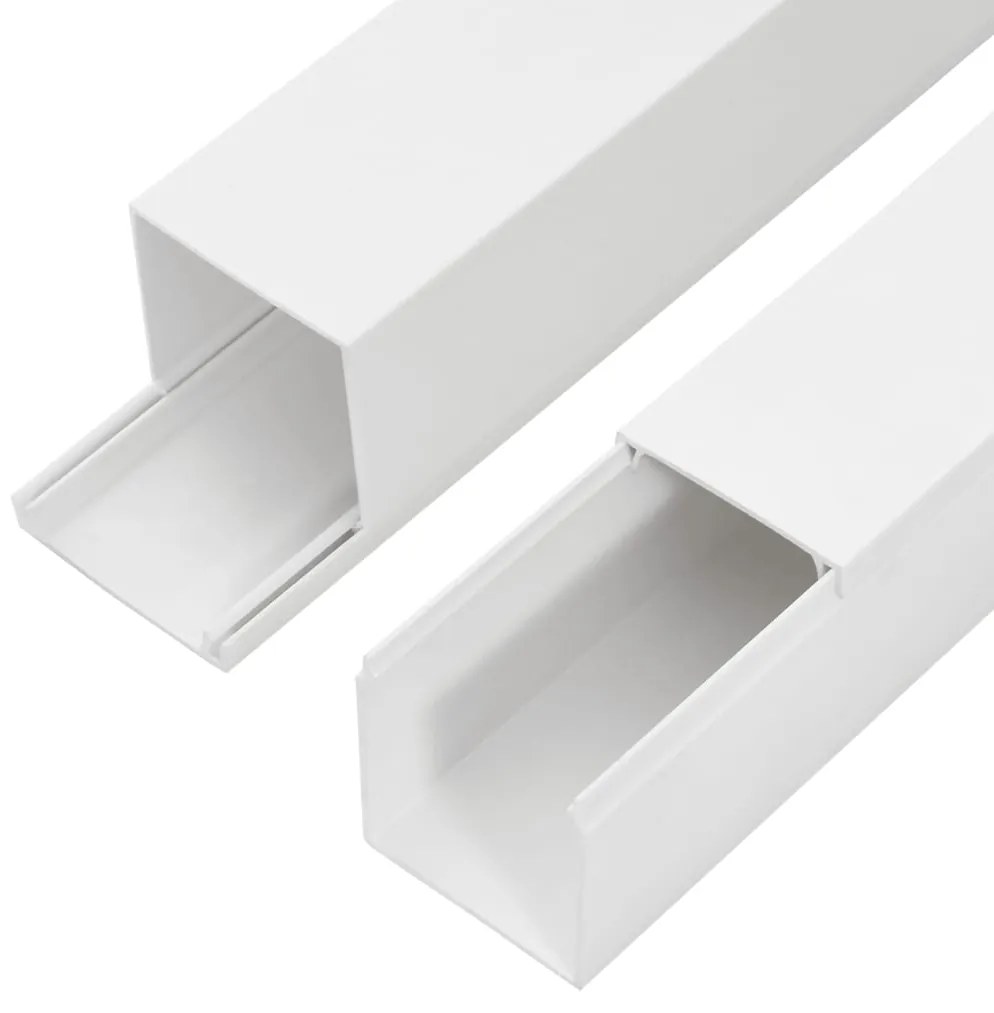 Calhas para cabos 40x40 mm 30 m PVC