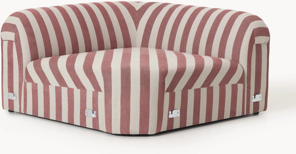 Módulo de canto redondo às riscas Wolke