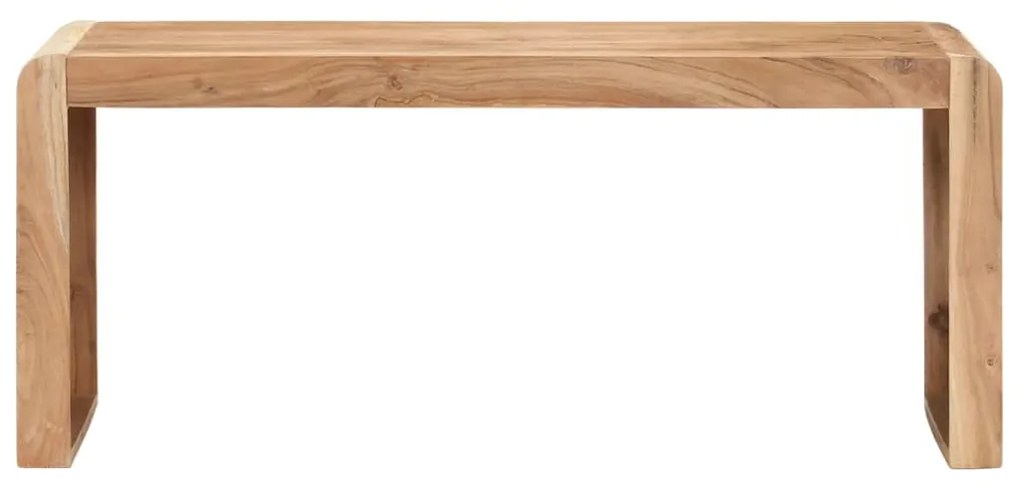 Banco 110x38x46 cm madeira de acácia maciça