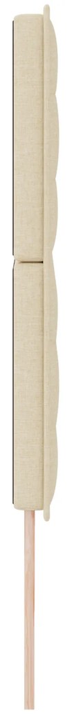 Cabeceira Design Lines Creme 200 cm Tecido