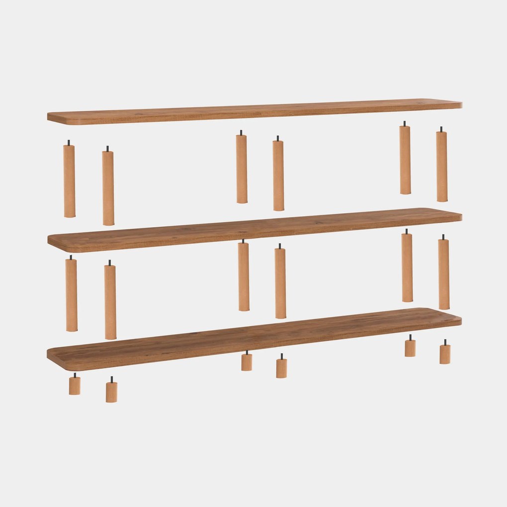 Estante Raca – Pinho Atlântico – 150x74,9x35 cm