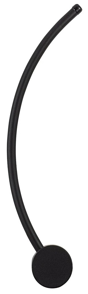 Candeeiro de Parede Uyan - Preto - 49cm x 15cm x 10cm