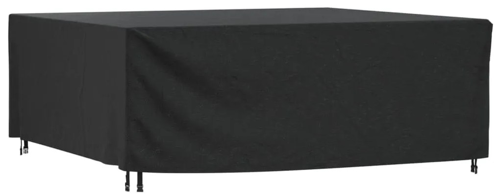 vidaXL Capa p/ mobiliário jardim 250x210x90 cm impermeável 420D preto