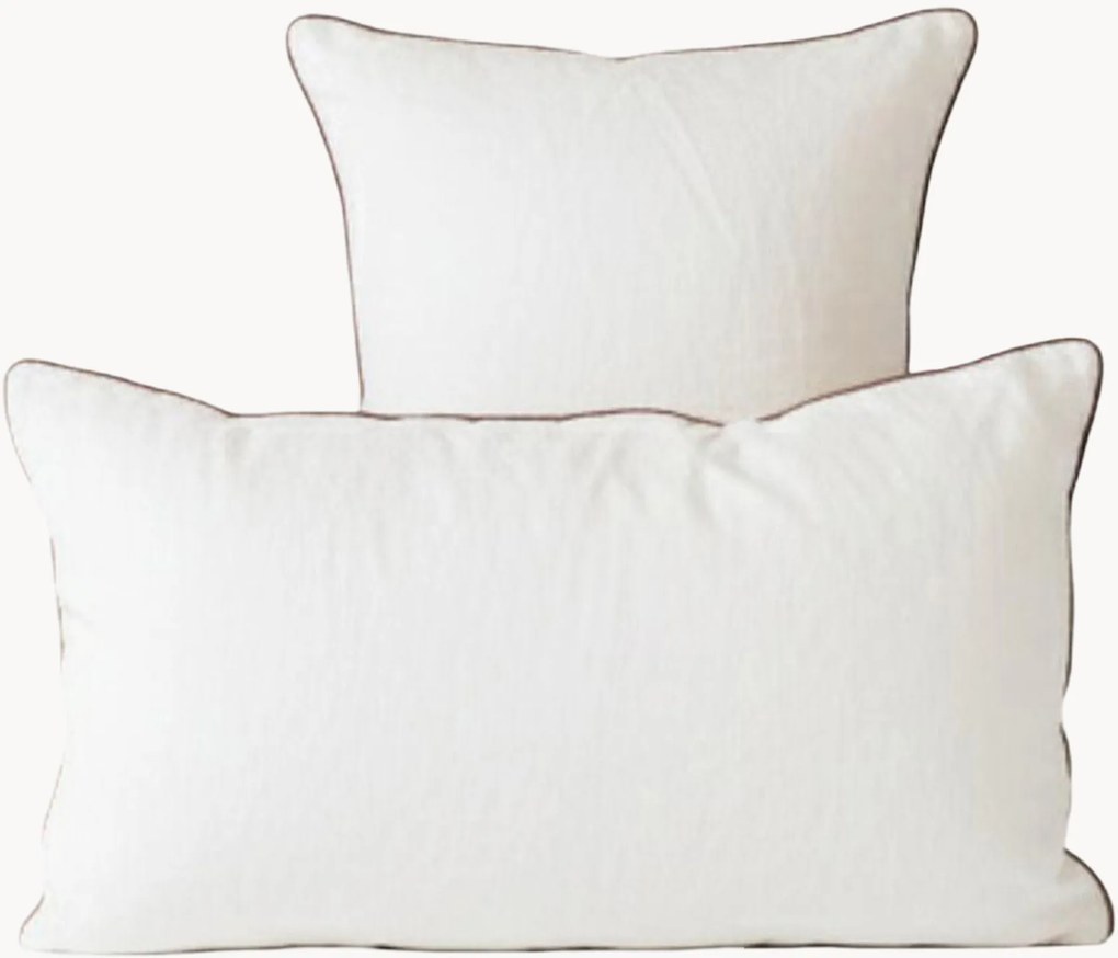 Fronhas de linho White Natural, conjunto de 2