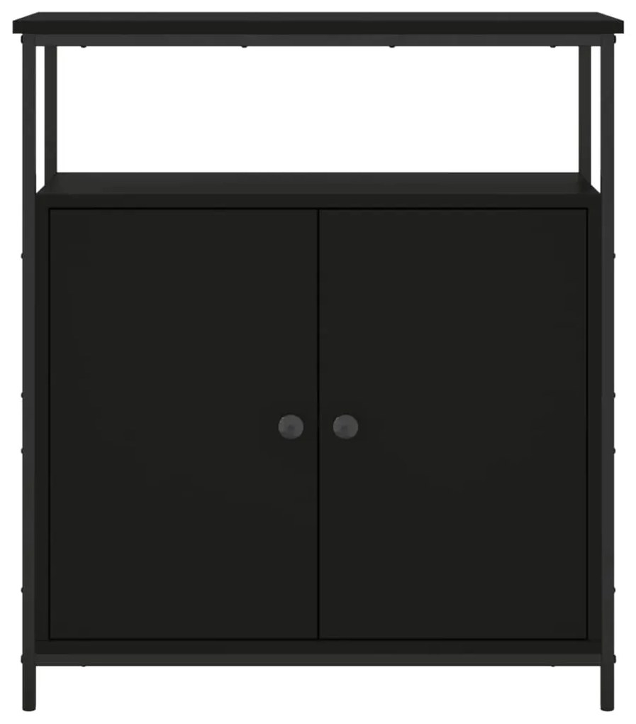 Aparador 70x30x80 cm derivados de madeira preto