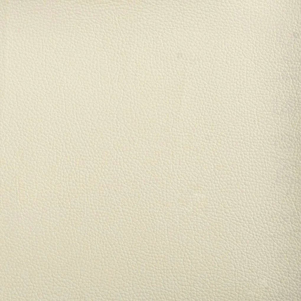 Poltrona 55 cm couro artificial creme