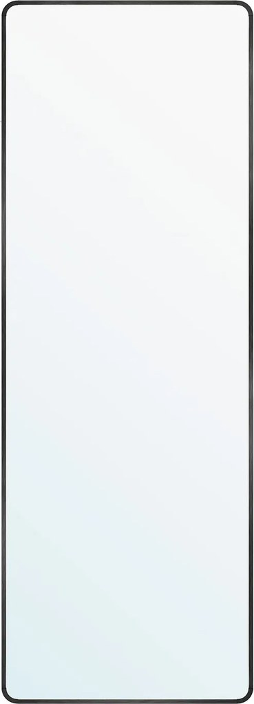 Espelho pé retangular de corpo inteiro 150 x 40 cm preto
