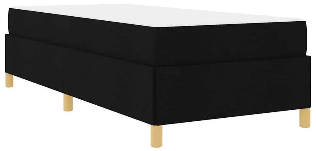 Cama Box Outros Preto e Branco 90 x 190 cm tecido