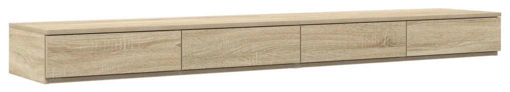 Gavetas para Cama vidaXL Carvalho Sonoma 180x36,5x16,5 cm em Madeira d