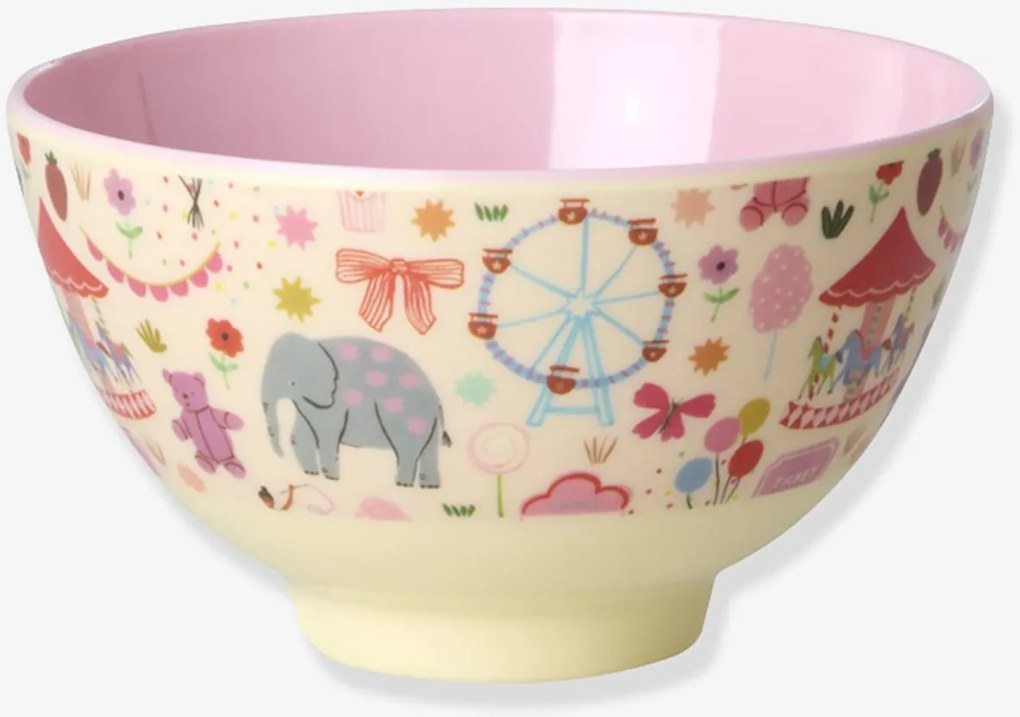 Taça de melamina para crianças FUN FAIR PINK 300 ml rice rosa