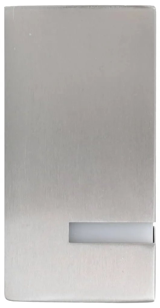 Candeeiros de parede exterior 2 pcs 35 W retangular prateado