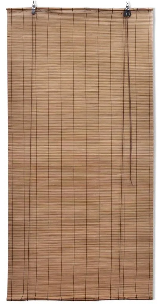 Estore de enrolar 80x220 cm bambu castanho