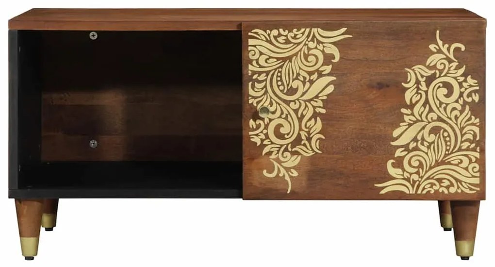 Mesa de Centro 80x50x40 cm Madeira Sólida de Mangueira