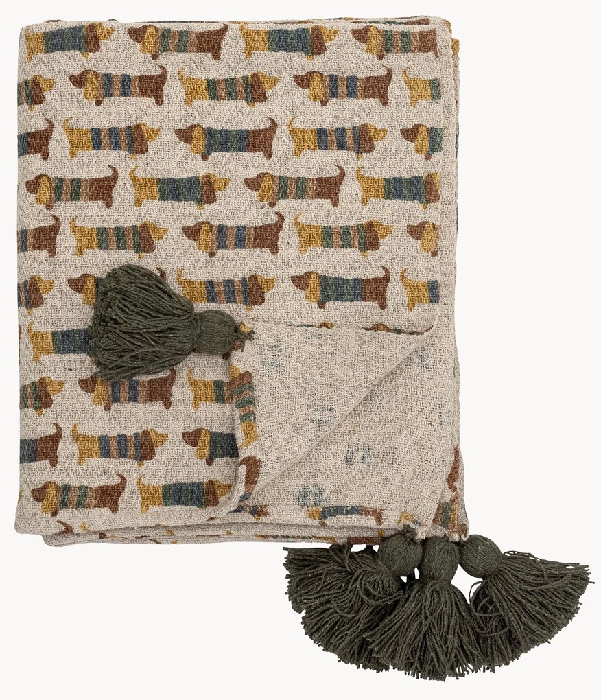 Manta para crianças com franjas Charlie