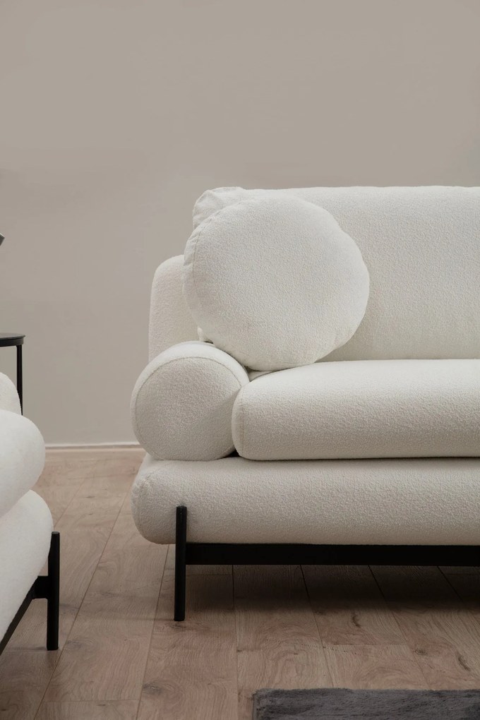Sofá 2 Lugares Livorno – Branco – 188x85x92 cm