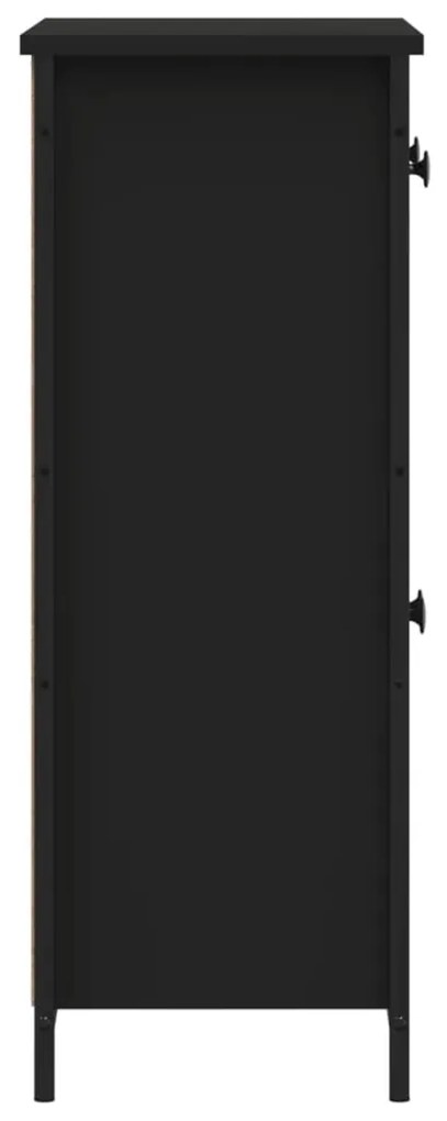 Aparador 70x30x80 cm derivados de madeira preto