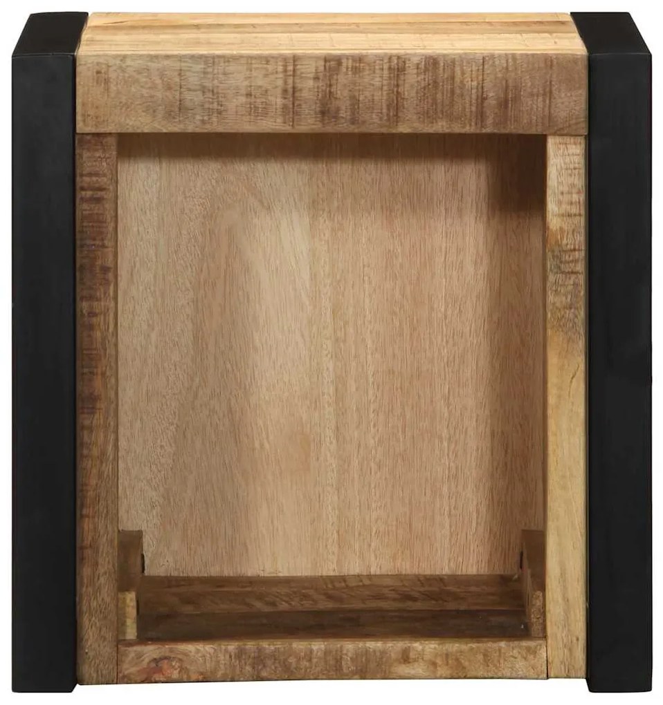 Mesa de cabeceira 40x35x40 cm madeira maciça manga áspera