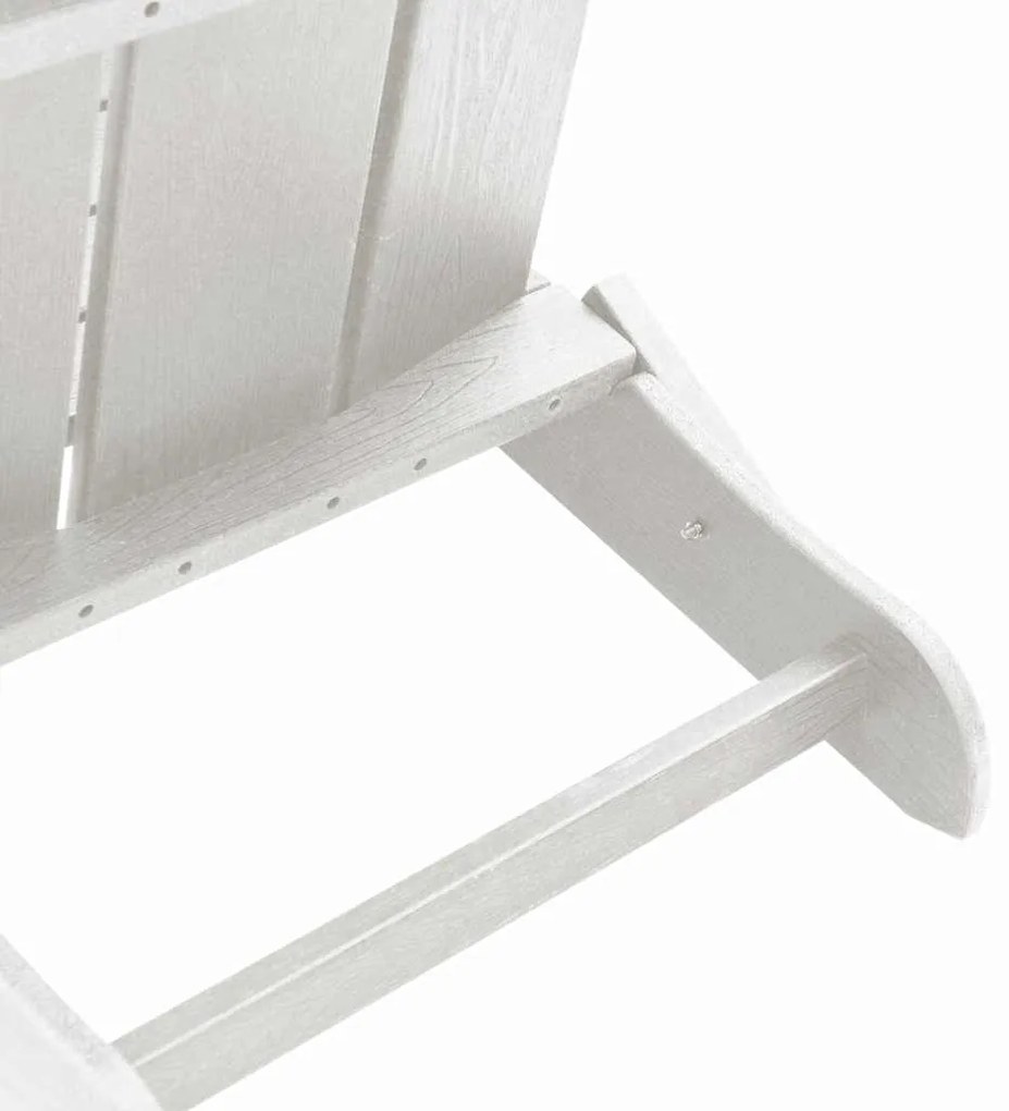 Cadeira Adirondack Reclinável Branca 74,5x80,5x90 cm HDPE