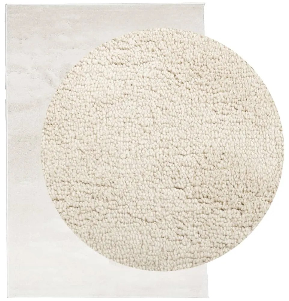 Tapete de pelo curto OVIEDO 200x280 cm bege