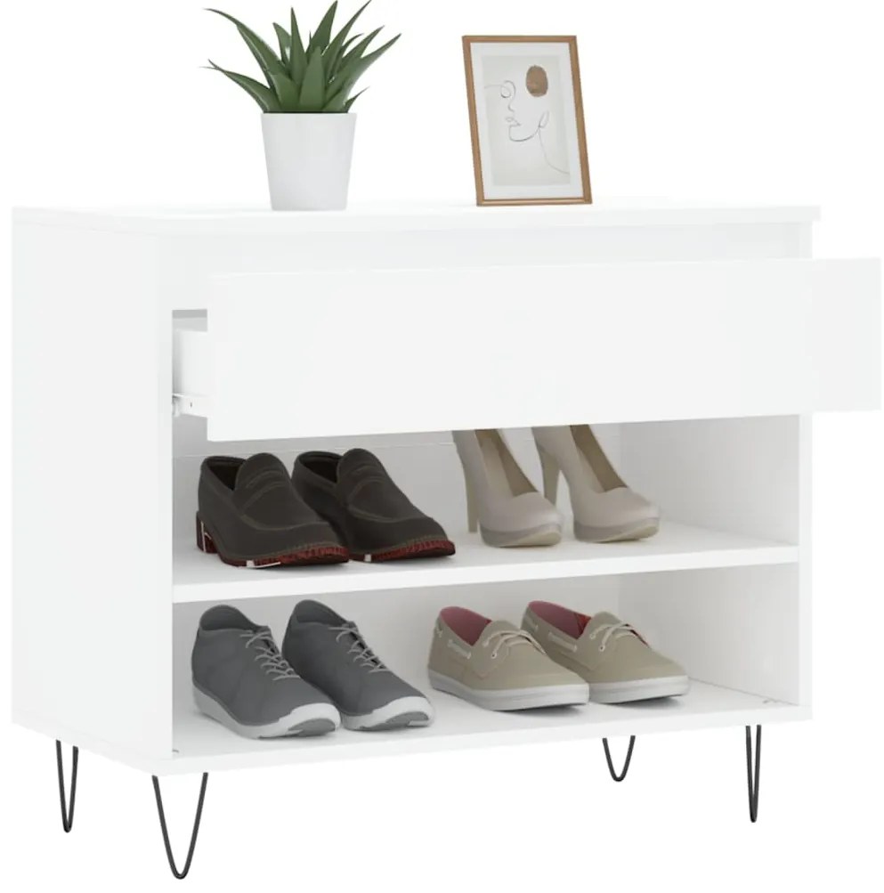 Sapateira 70x36x60 cm derivados de madeira branco