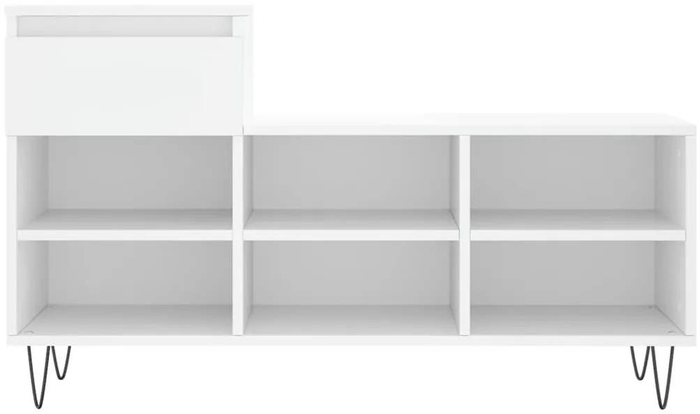 Sapateira 102x36x60 cm derivados de madeira branco