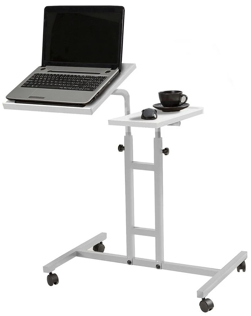 Secretária Elevatória para Portátil Glen – Branco – 67x87x45,5 cm