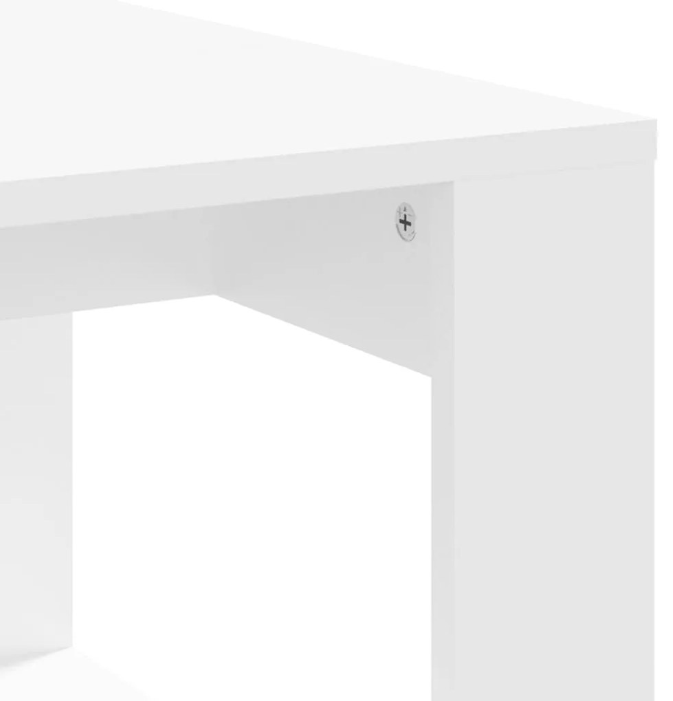 Mesa de centro 102x50x35 cm derivados de madeira branco