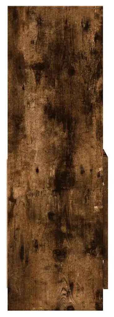 Armário alto 92x33x100 cm derivados de madeira carvalho fumado