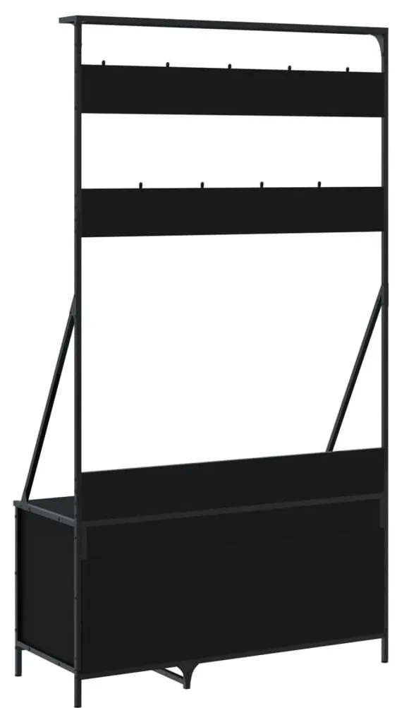 Conjunto de Entrada - Bengaleiro c/ arrumação de calçado 100x41x184 cm