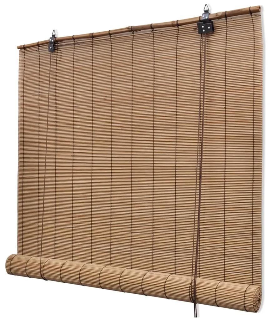 Estore de enrolar 150x160 cm bambu castanho