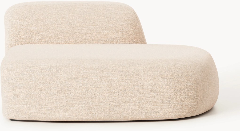 Módulo de chaise longue em bouclé Wolke