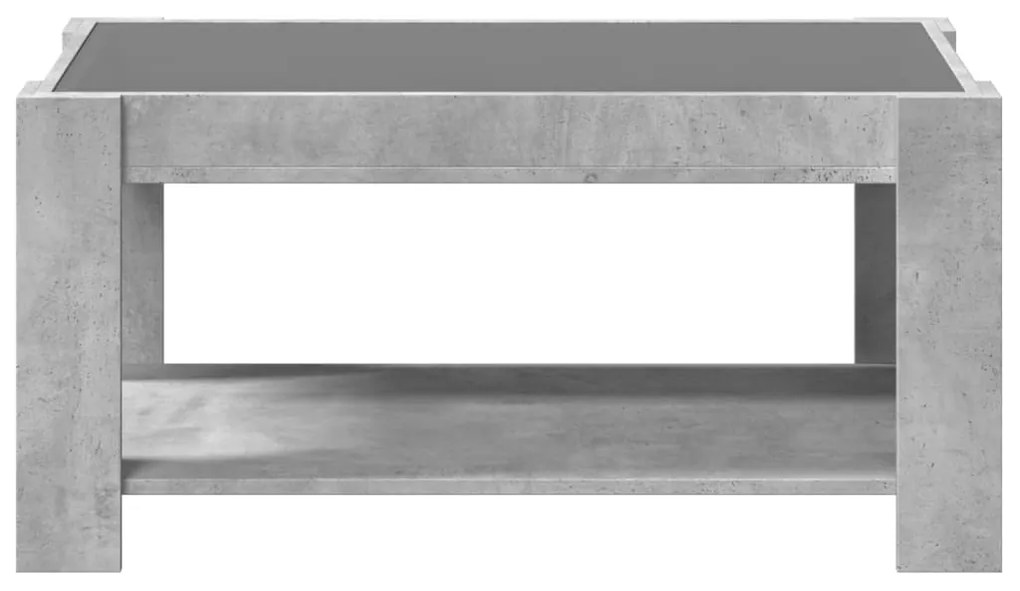 Mesa de centro c/ LEDs 93x53x45 derivados de madeira