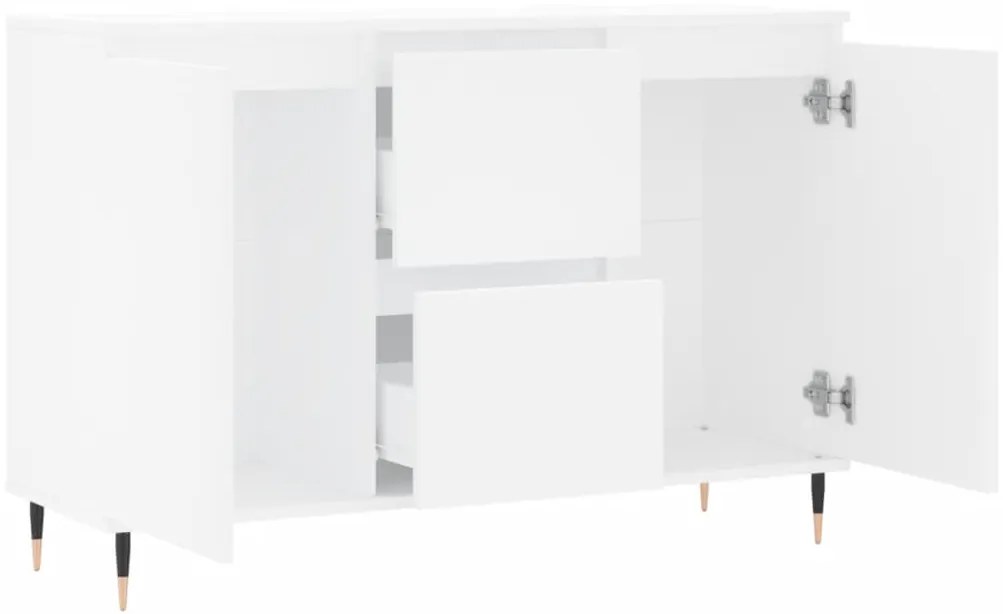 Aparador 104x35x70 cm derivados de madeira branco