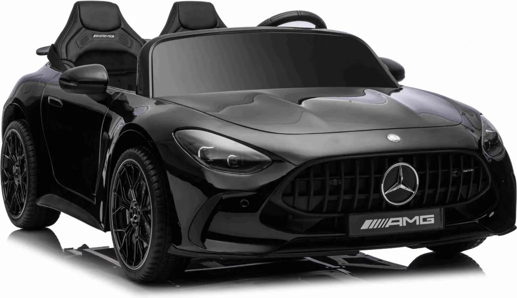 Carro elétrico para Crianças 24V, 2 Lugares, 4x4  Mercedes-Benz GT63 AMG, Rodas de espuma EVA, assento Couro ecológico Preto