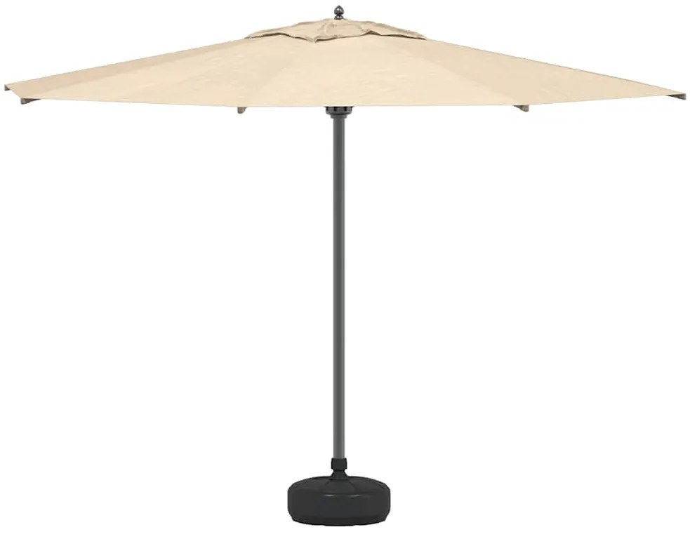 Base para guarda-sol com areia/água 15 L preto