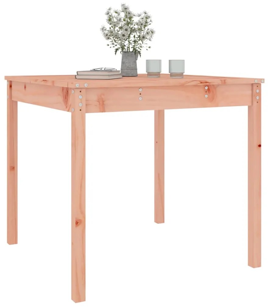 Mesa de jardim 82,5x82,5x76 cm madeira de douglas maciça