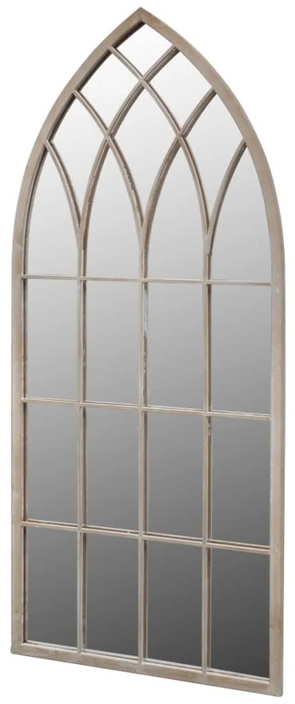 vidaXL Espelho jardim gótico arqueado 50x115cm uso interior/exterior