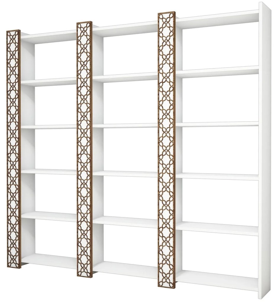 Estante City – Branco – 184,6 cm x 170 cm x 24,2 cm