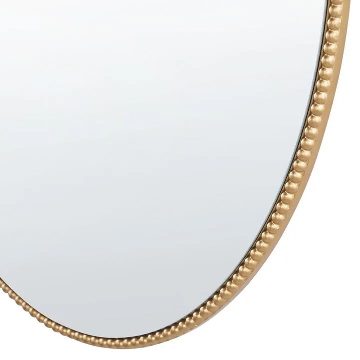 Espelho de parede 83 x 57 cm dourado OUVEA Beliani