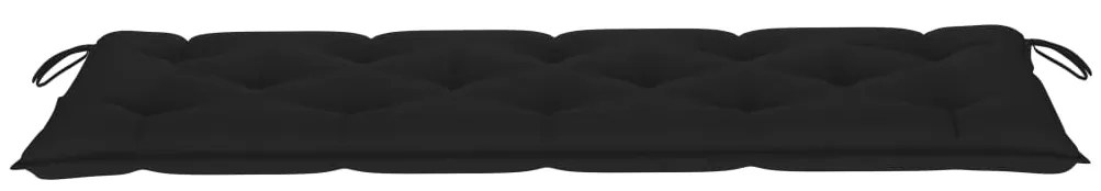 Banco de jardim empilhável c/ almofadão 159 cm teca maciça