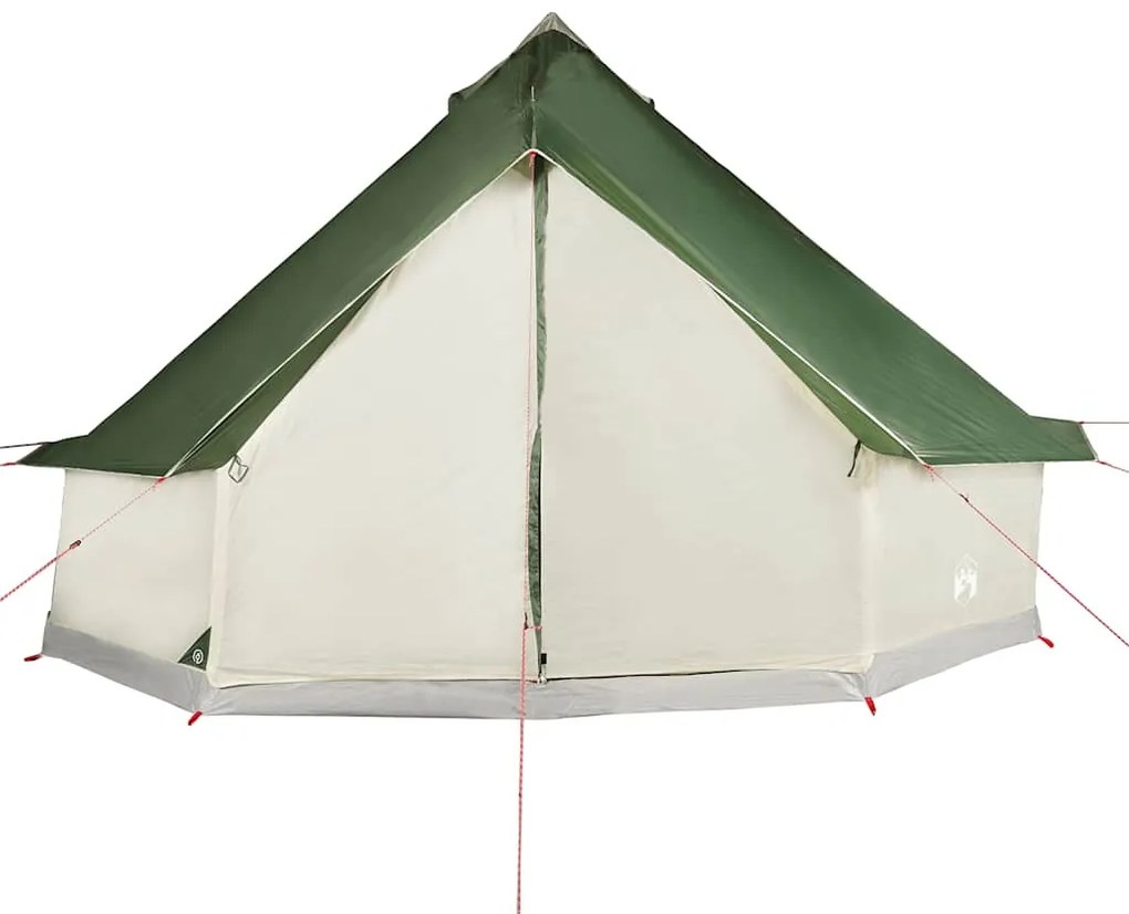 Tenda familiar tipi para 6 pessoas impermeável verde