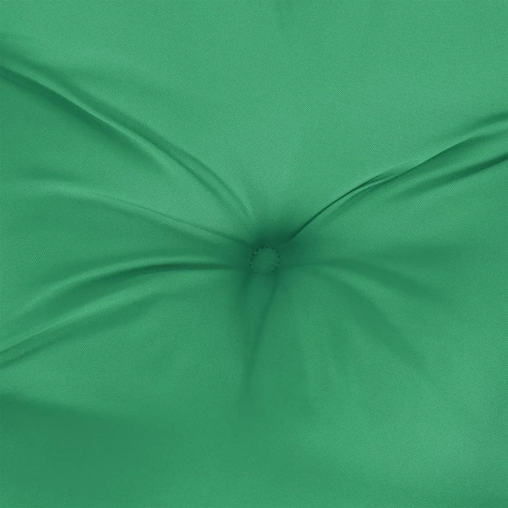 Almofadão para sofá de paletes 120x40x12 cm tecido verde